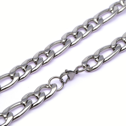 Corrente Cordão Ogrife Aço Inox J-687 Prateado Cor Prata