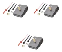 Comprar 3 Mecanismos Relógio Parede Eixo Longo 22mm Tictac Maquina