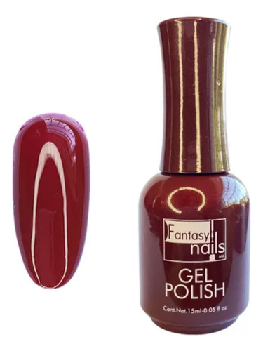 Gel Polish Uv Fantasy Nails Color A Elegir 51 Cafe Rojizo