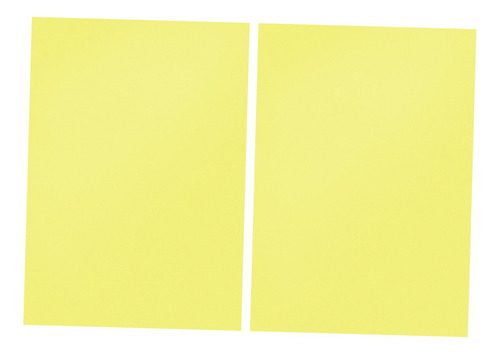 2 Uds Hoja Translúcida De Pvc Hoja De Pvc Amarillo