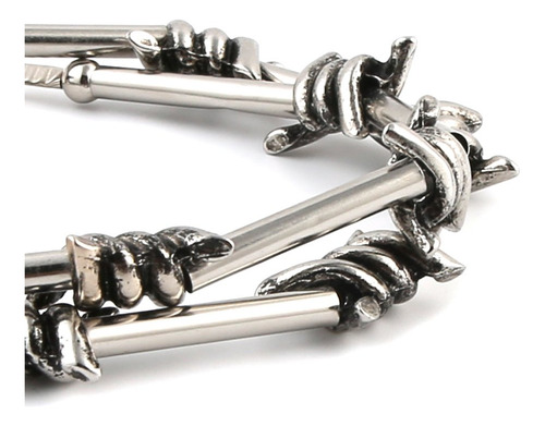 Collar De Alambre De Púas Para Hombres Gótico Y Punk