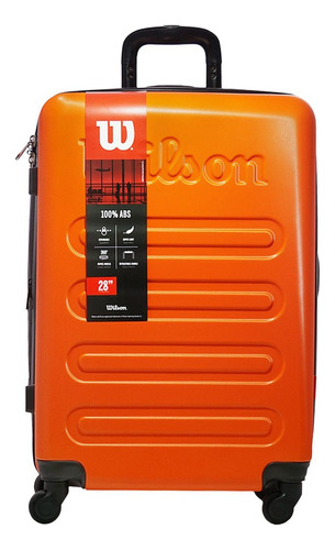 Valija Wilson 651731 49cm de ancho x 76cm de alto x 31cm de profundidad color naranja