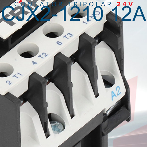 Contator Tripolar 12a Cjx2-1210 50/60 Hz