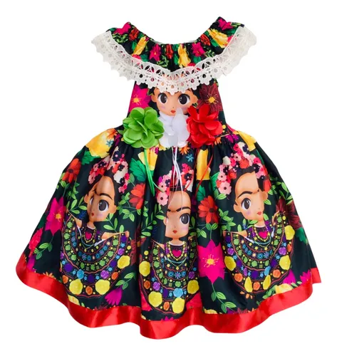 Vestuario de frida kahlo para niñas hotsell