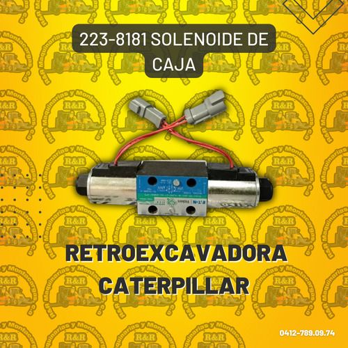 223-8181 Solenoide De Caja Retroexcavadora Caterpillar