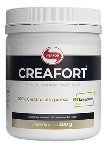 Creatina Creapure Creafort Vitafor Monohidratada 300g