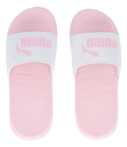 Chanclas puma top blancas mujer