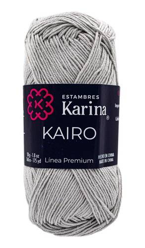 Estambre Kairo Algodón 100% 10 Bolas 50 G C/u E. Karina Color 101