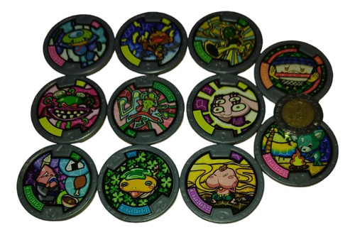 Lote De Medallas Yokai Watch 