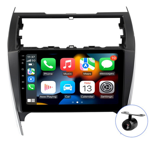 Estéreo Carplay 2+32gb Para Toyota Camry 2012-2014 Gps Wifi