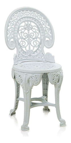 Cadeira De Plástico Colonial Branca Antares