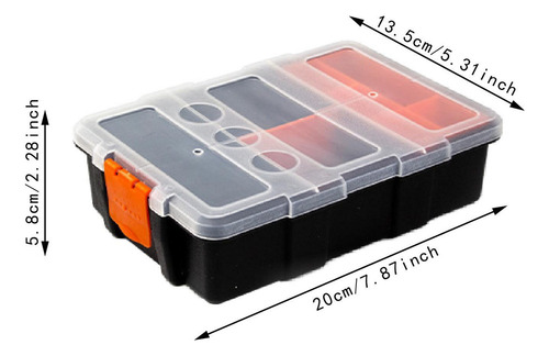 Mt Componentes Electrónicos Caja De 13.5 X 20 X 5.8 Cm
