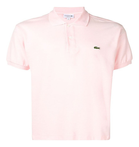 Playera Manga Corta Lacoste Tipo Polo Color Rosa