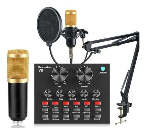 Microfono Condensador Profesional Usb Estudio Podcast Pop