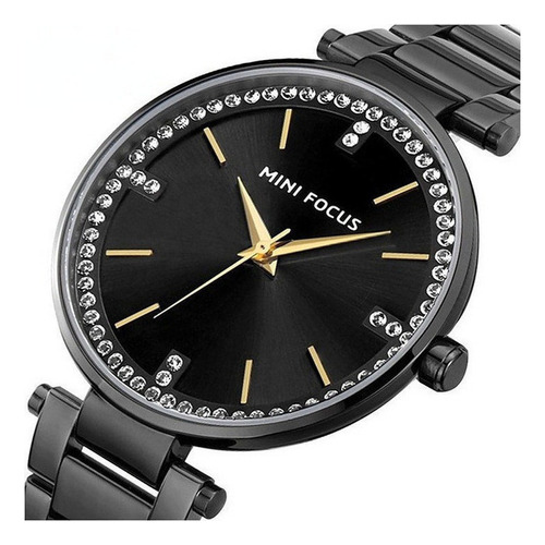 Mini Focus 0031l Relojes De Cuarzo Con Diamantes Simples