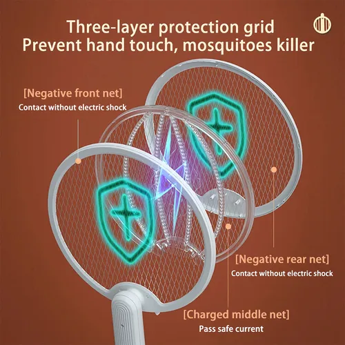 Matamoscas Eléctrico Usb Para Exteriores