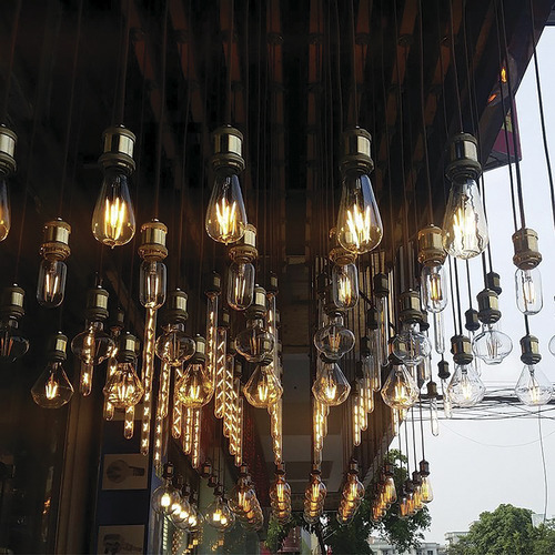 Imagen 2 de 7 de Lampara Led Pera Filamento Vintage Deco 8w Dimerizable E27