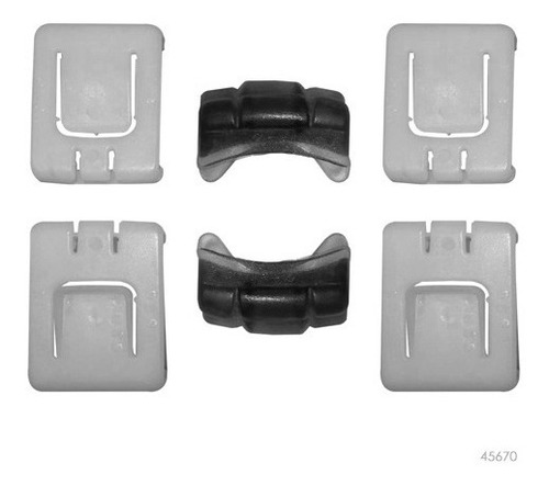 Kit Guia Asiento Vw Senda /gol /ab9 /iii - 6 Piezas Nuevo