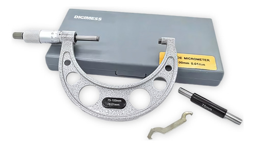 Micrometro Externo 75-100mm Digimess 110.103 Arco F. Fundido