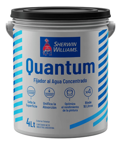 Fijador Al Agua Concentrado Quantum 4 Lts Sherwin Williams