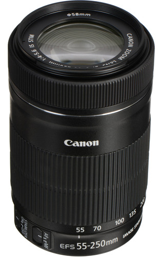 Canon Ef-s 55-250mm F/4-5.6 Is Stm Lente