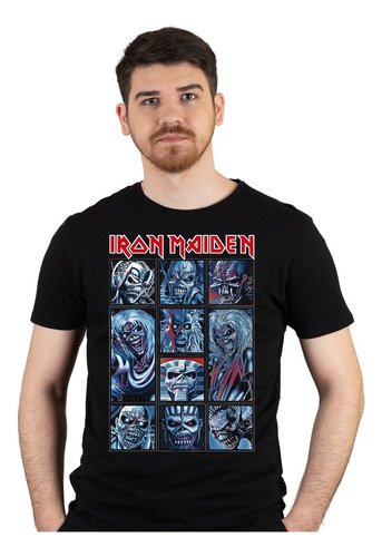 Playera Iron Maiden Unisex - Estilo Único Y Rockero