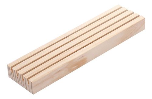 Soporte De Exhibición De Pendientes De Madera, Cuatro Filas