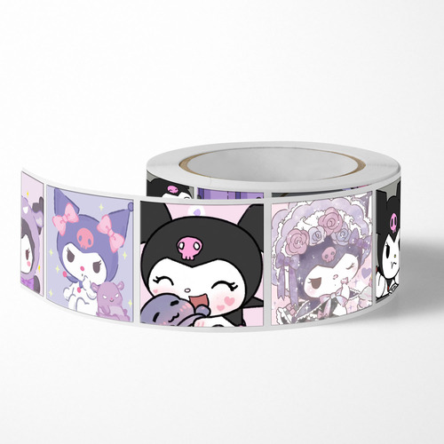 Rollo De Pegatinas De Recompensa De Dibujos Animados Panda P