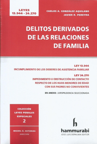 Delitos Derivados Relaciones De Familia González Aquilano