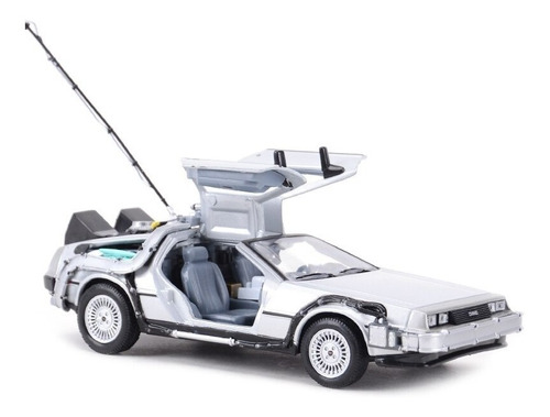 Delorean Back To The Future 1 Auto De Coleccion Escala 1:24