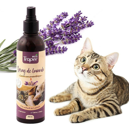 Spray Loción Con Aromaterapia Relajante Para Perros Y Gatos