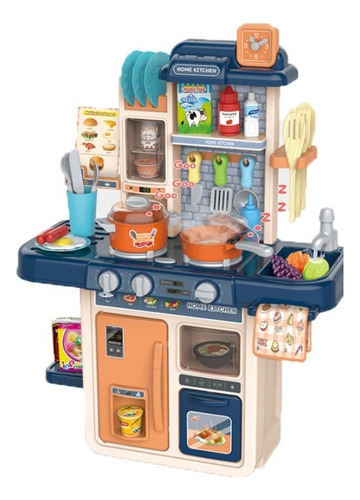 Cocina Cocinita Infantil Luz, Sonido,agua, Vapor 42 Pcs