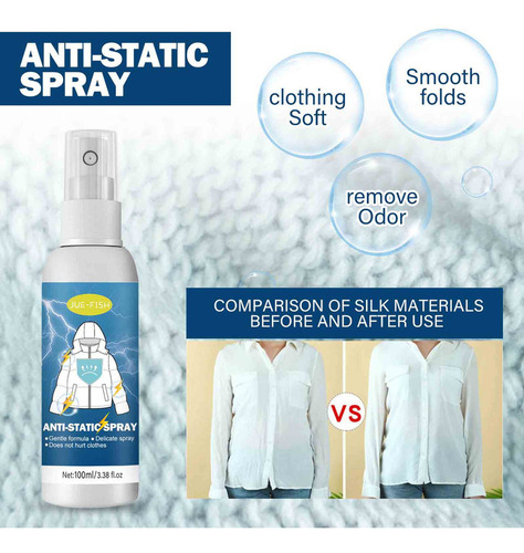 Spray Antiestático, Elimina La Estática, 100 Ml ,