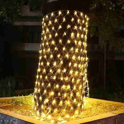 Imagen 4 de 10 de Malla 240 Led Navidad 3x2 Metros Pascuero Blanco Calido