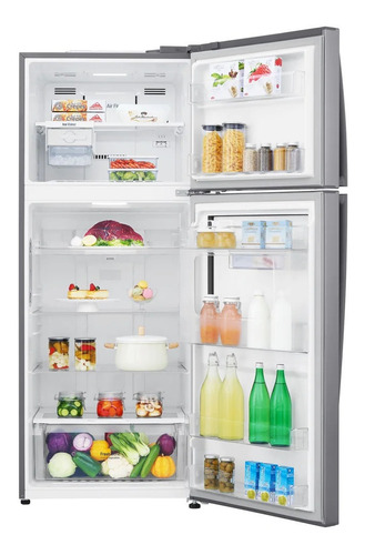 Imagen 4 de 7 de Heladera inverter no frost LG GC-D502HLAM silver con freezer 441L 220V