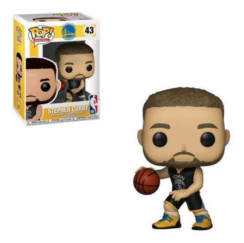 Figura de acción  Funko Golden State Warriors Stephen Curry NBA de Funko Pop! Basketball
