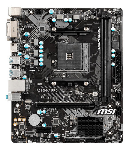 Tarjeta Madre Msi A320m-a Pro Socket Am4 Micro Atx Ddr4
