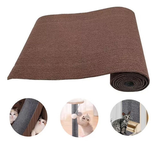 Tapete Rascador Autoadhesivo Para Gatos Diy 40 Cm X 200 Cm