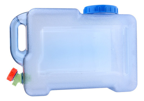Bidón De Agua Al Aire Libre Con Grifo Azul Claro