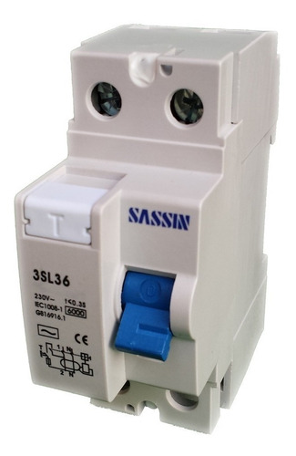 Diferenciales Autorizados, Sassin - 25 A - En 4.5 Ka