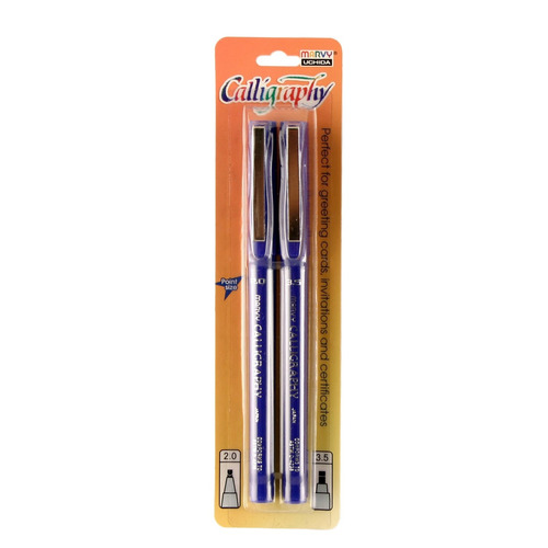 2 X Uchida Of America Calligraphy Marker Set, 2.0 And...