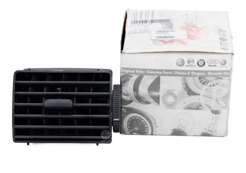 Difusor Ar Esquerdo Painel Preto Fox 2003/2010 - Original Vw