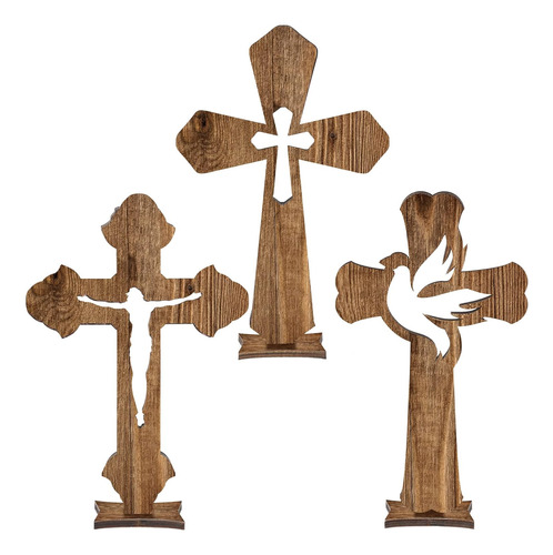24 Cruces De Madera Católicas De Madera Para Manualidadas, P