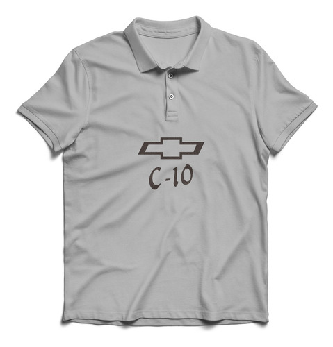 Remera Polo Regalo Hombre Bordada Camioneta C10 Chevrolet