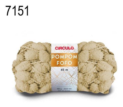 Lã Circulo Pompom Fofo 100gr Crochê Tricot Cor 7151