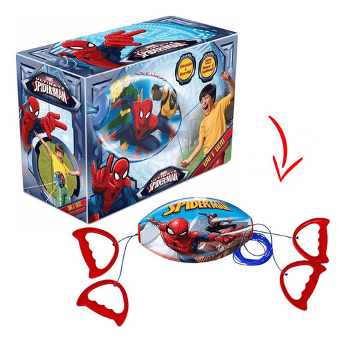 Brinquedo Infantil Vai E Vem Spider-man Marvel Lider