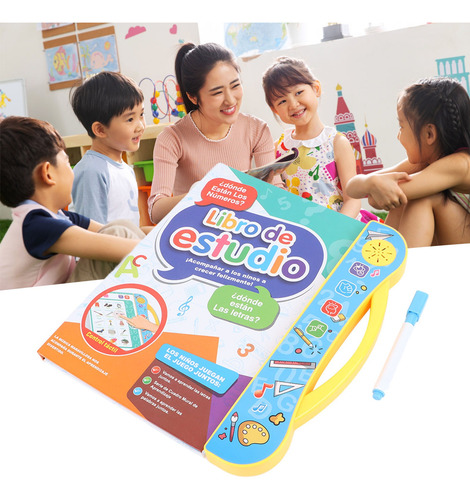 Libro Didáctico Interactivo Aprendizaje Bilingüe Para Niños