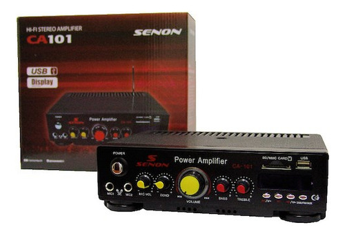 Mini Amplificador Senon Ca101 Usb Fm 82w 