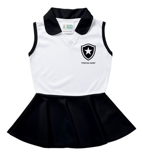 Vestido Infantil Botafogo