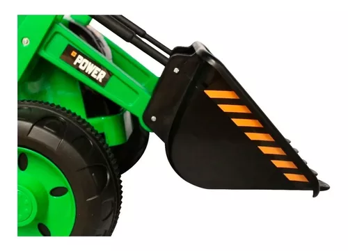 Trator Elétrico John Deere Escavadeira - 12v - Peg-Pérego